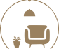 Ícone representando interiores